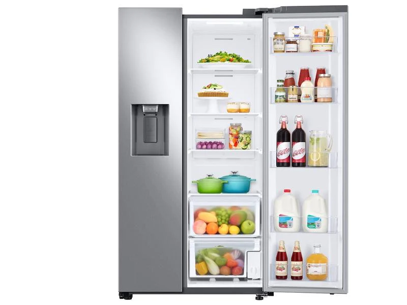 Samsung RS27T5201SR 27.4 cu. ft. Smart Side-by-Side Refrigerator with Large Capacity in Stainless Steel - Image 9