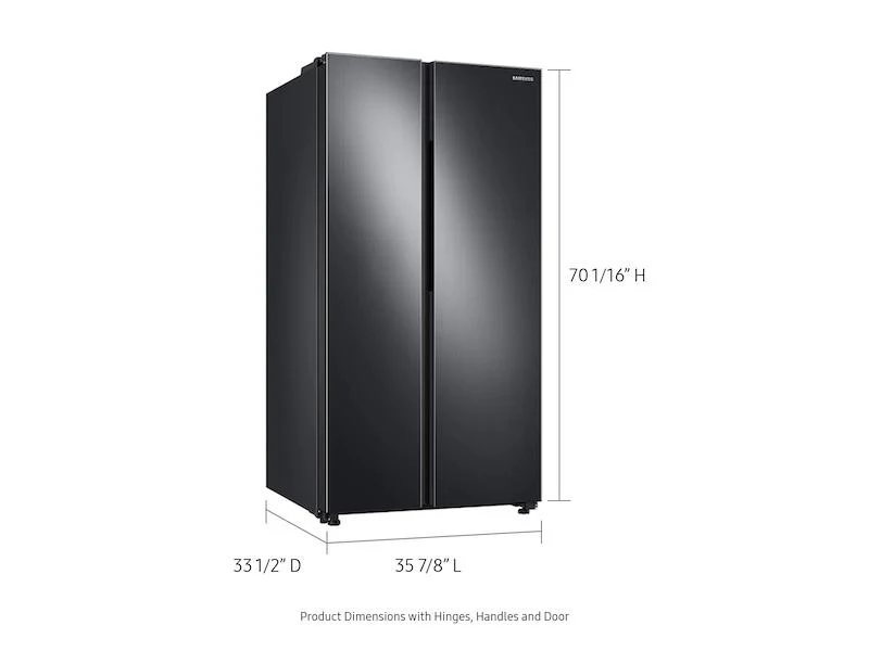 28 cu. ft. Smart Side-by-Side Refrigerator in Black Stainless Steel - Image 2