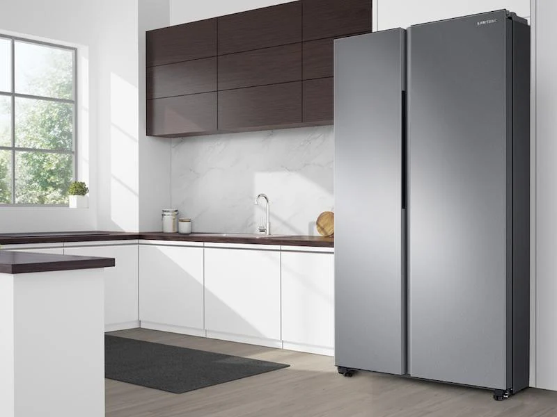 Samsung RS28A500ASR 28-cu-ft-Smart-Side-by-Side-Refrigerator-in-Stainless-Steel - Image 3