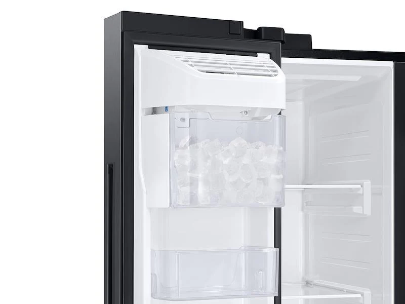 Samsung RS28A5F61SG 27.3 cu. ft. Smart Side-by-Side Refrigerator with Family Hub™ in Black Stainless Steel - Image 6