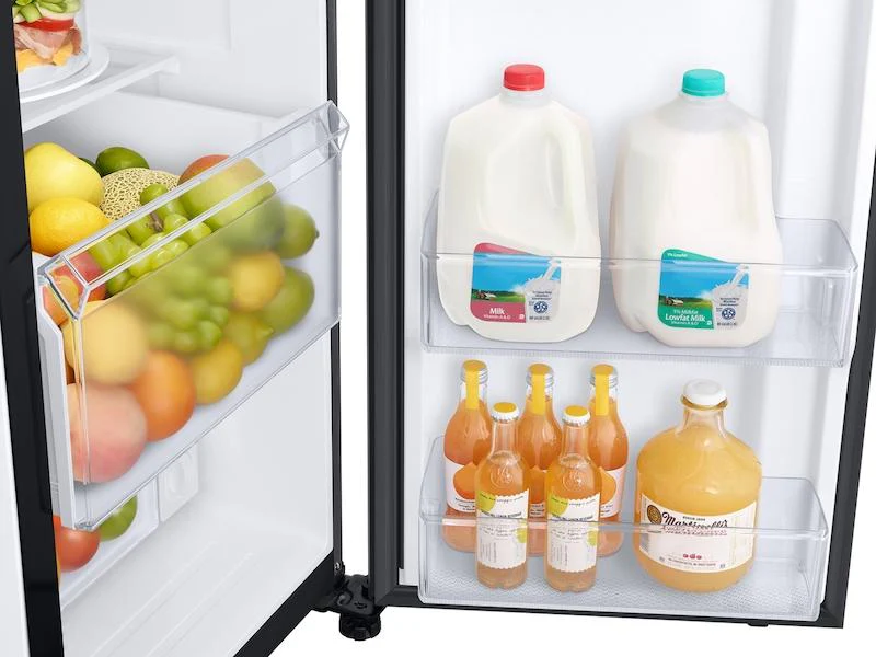 Samsung RS28A5F61SG 27.3 cu. ft. Smart Side-by-Side Refrigerator with Family Hub™ in Black Stainless Steel - Image 8