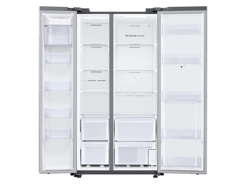 Samsung RS28A5F61SR 27.3 cu. ft. Smart Side-by-Side Refrigerator with Family Hub™ in Stainless Steel - Image 7