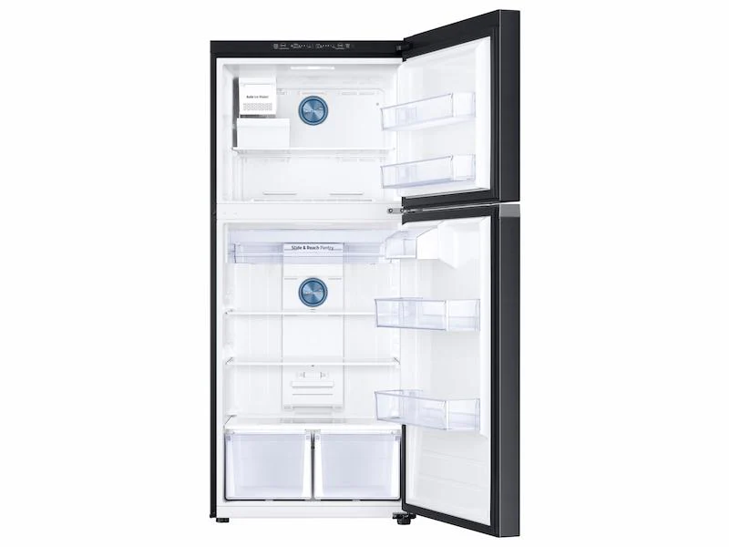 Samsung RT18M6215SG 18 cu. ft. Top Freezer Refrigerator with FlexZone™ and Ice Maker in Black Stainless Steel - Image 3