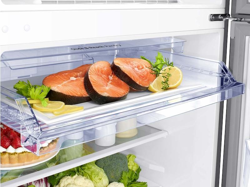 18 cu. ft. Top Freezer Refrigerator with FlexZone™ and Ice Maker in Stainless Steel - Image 9