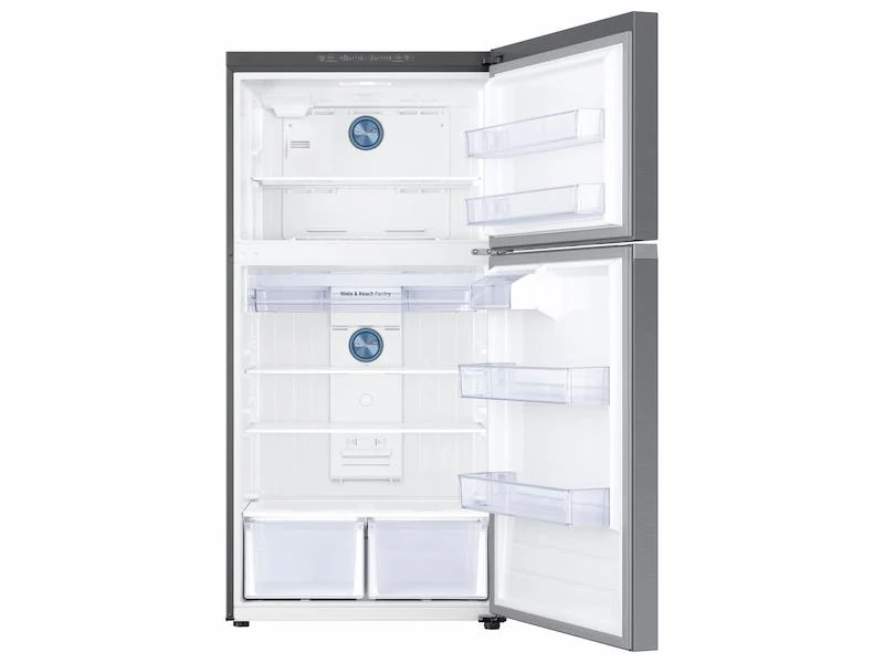 Samsung 21 cu. ft. Top Freezer Refrigerator with FlexZone™ in Stainless Steel - Image 3