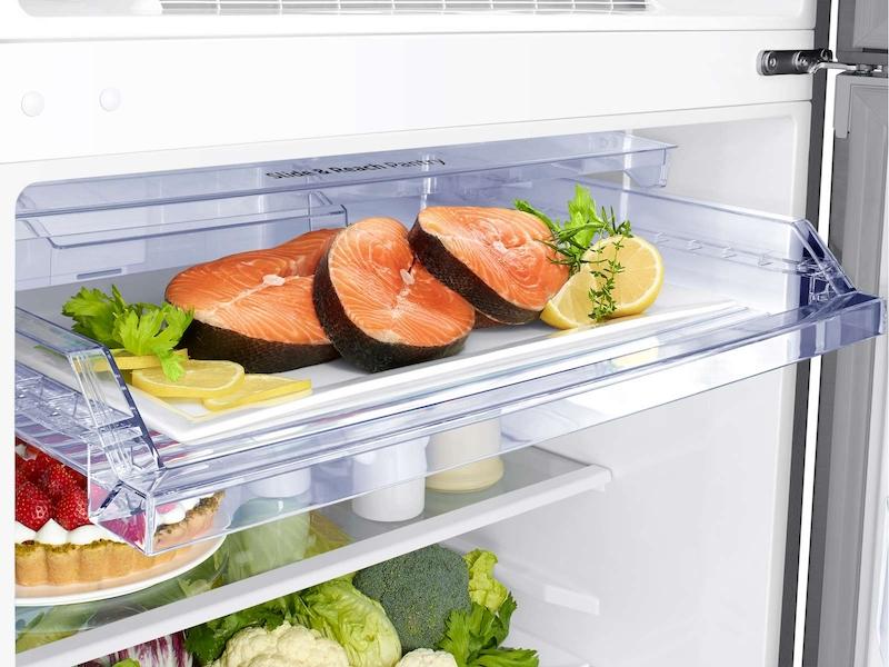 Samsung 21 cu. ft. Top Freezer Refrigerator with FlexZone™ in Stainless Steel - Image 6
