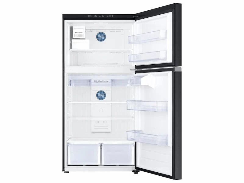 21 cu. ft. Top Freezer Refrigerator with FlexZone™ and Ice Maker in Black Stainless Steel - Image 3