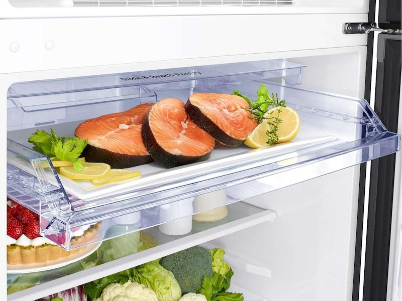21 cu. ft. Top Freezer Refrigerator with FlexZone™ and Ice Maker in Black Stainless Steel - Image 7