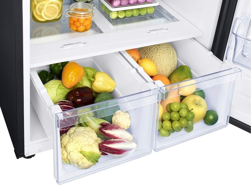 21 cu. ft. Top Freezer Refrigerator with FlexZone™ and Ice Maker in Black Stainless Steel - Image 8