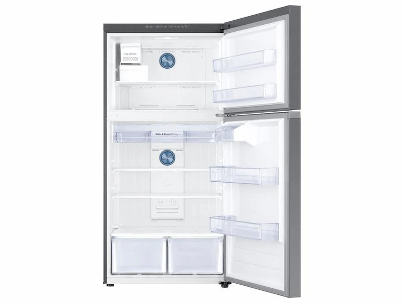 Samsung RT21M6215SR 21 cu. ft. Top Freezer Refrigerator with FlexZone™ and Ice Maker in Stainless Steel - Image 3