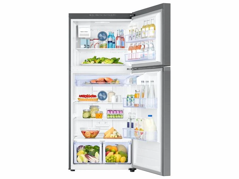Samsung RT21M6215SR 21 cu. ft. Top Freezer Refrigerator with FlexZone™ and Ice Maker in Stainless Steel - Image 4