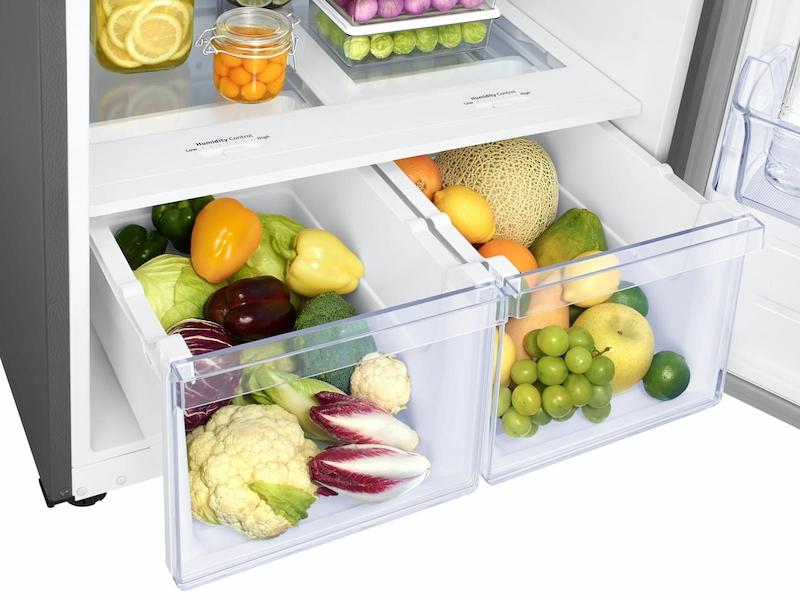 Samsung RT21M6215SR 21 cu. ft. Top Freezer Refrigerator with FlexZone™ and Ice Maker in Stainless Steel - Image 8