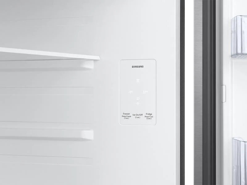 Samsung RT70F18LASR 18 cu. ft. Top Freezer Refrigerator with Ice Maker in Stainless Steel - Image 7
