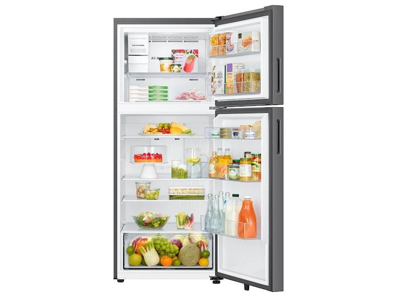 Samsung RT70F18LASR 18 cu. ft. Top Freezer Refrigerator with Ice Maker in Stainless Steel - Image 9