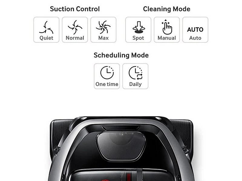 Samsung VR1AM7040WG POWERbot™ Smart Robot Vacuum with Visionary Mapping™ in Neutral Grey - Image 5