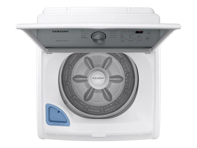 Samsung WA44A3205AW 4.4 cu. ft. Top Load Washer with ActiveWave™ Agitator and Soft-Close Lid in White - Image 9