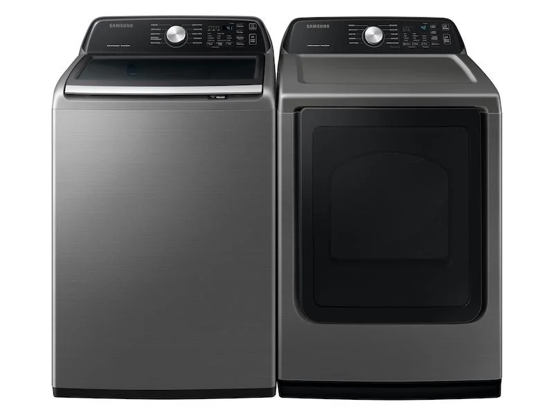 Samsung WA44A3405AP 4.4 cu. ft. Top Load Washer with ActiveWave™ Agitator and Active WaterJet in Platinum - Image 7