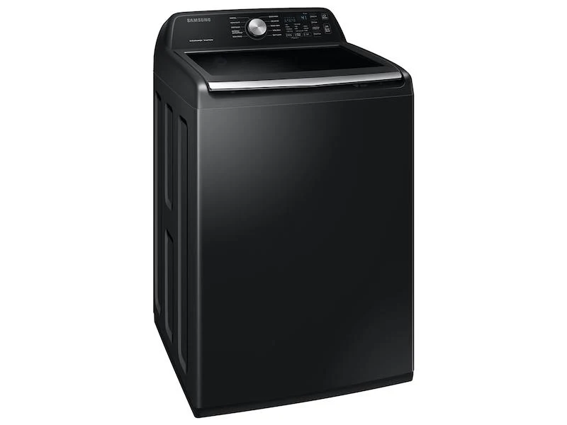 Samsung WA45T3400AV 4.5 cu. ft. Capacity Top Load Washer with Active WaterJet in Brushed Black - Image 3