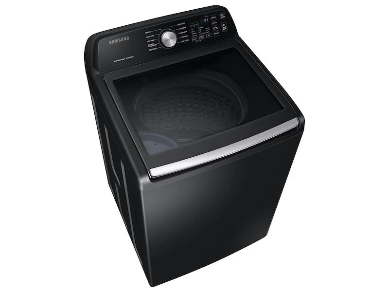 Samsung WA45T3400AV 4.5 cu. ft. Capacity Top Load Washer with Active WaterJet in Brushed Black - Image 8