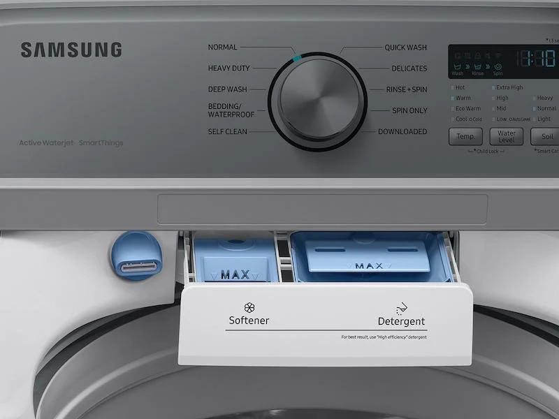 Samsung WA47CG3500AWA4 4.7 cu. ft. Large Capacity Smart Top Load Washer with Active WaterJet in White - Image 10