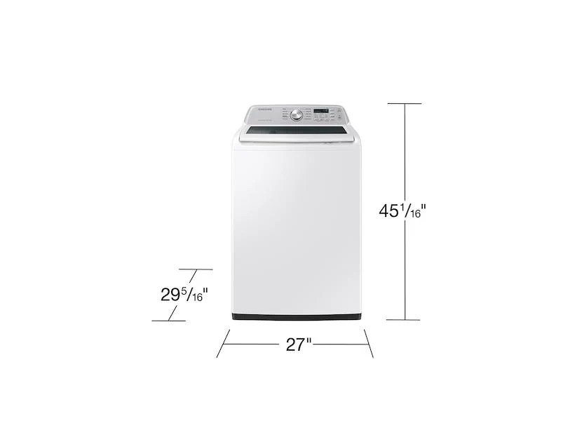Samsung WA47CG3500AWA4 4.7 cu. ft. Large Capacity Smart Top Load Washer with Active WaterJet in White - Image 2