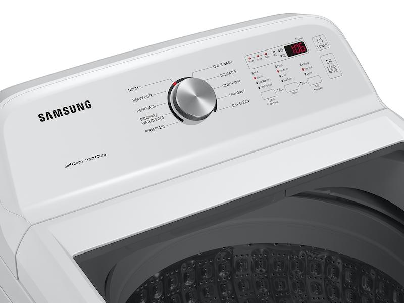 4.9 cu. ft. Large Capacity Top Load Washer with ActiveWave™ Agitator and Deep Fill in White - Image 9