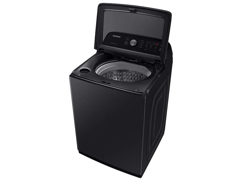 5.0 cu. ft. Large Capacity Top Load Washer with Deep Fill and EZ Access Tub in Brushed Black - Image 3
