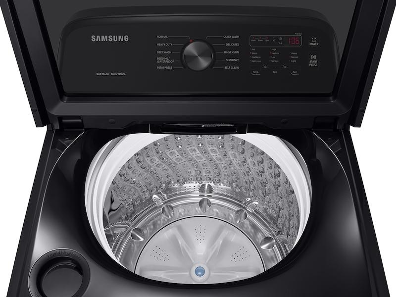 5.0 cu. ft. Large Capacity Top Load Washer with Deep Fill and EZ Access Tub in Brushed Black - Image 8