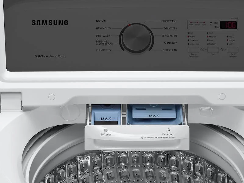 Samsung WA50B5100AW 5.0 cu. ft. Large Capacity Top Load Washer with Deep Fill and EZ Access Tub in White - Image 8