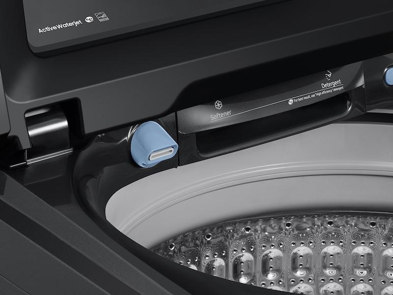 Samsung WA50R5200AV 5.0 cu. ft. Capacity Top Load Washer with Active WaterJet in Brushed Black - Image 4