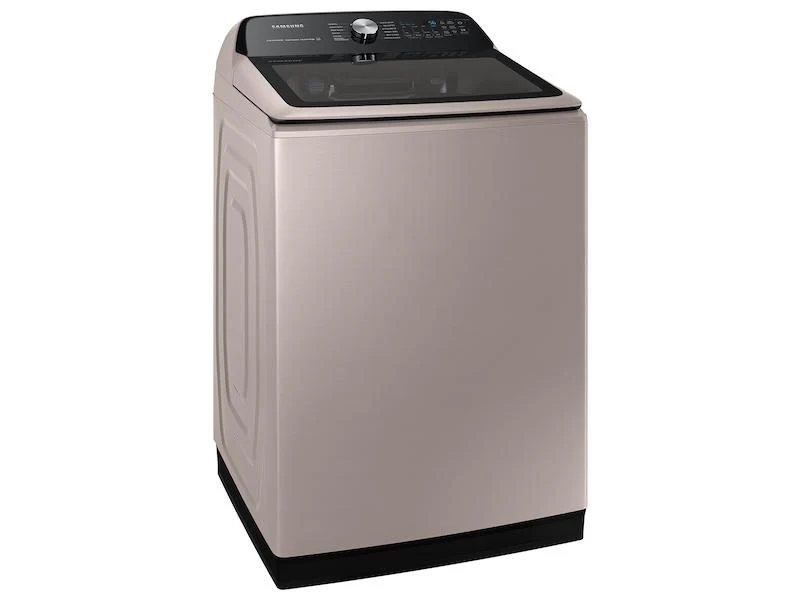 Samsung WA51A5505AC 5.1 cu. ft. Smart Top Load Washer with ActiveWave™ Agitator and Super Speed Wash in Champagne - Image 3