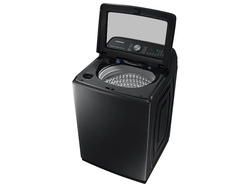 5.2 cu. ft. Large Capacity Smart Top Load Washer with Super Speed Wash in Brushed Black - Image 5