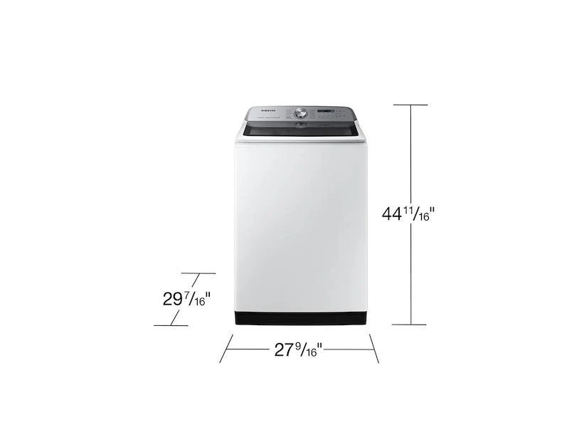 Samsung WA52DG5500AW 5.2 cu. ft. Large Capacity Smart Top Load Washer with Super Speed Wash in White - Image 2