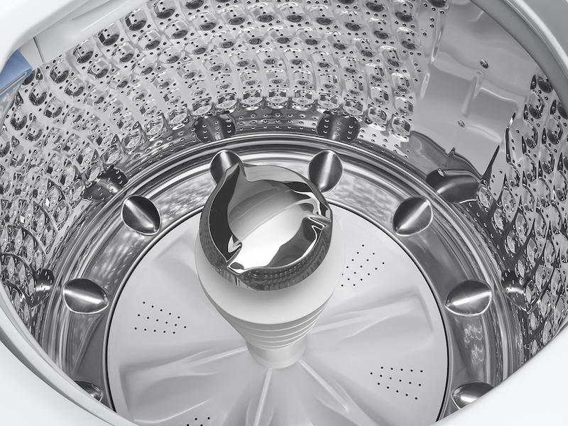 Samsung WA54CG7105AWUS 5.4 cu. ft. Extra-Large Capacity Smart Top Load Washer with ActiveWave™ Agitator and Super Speed Wash in White - Image 11