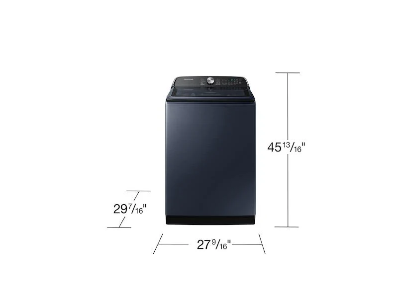Samsung WA54CG7150ADA4 5.4 cu. ft. Smart Top Load Washer with Pet Care Solution and Super Speed Wash in Brushed Navy - Image 2