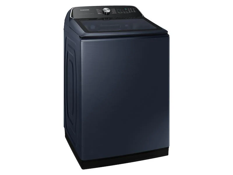 Samsung WA54CG7150ADA4 5.4 cu. ft. Smart Top Load Washer with Pet Care Solution and Super Speed Wash in Brushed Navy - Image 4