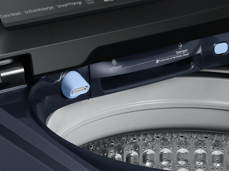 Samsung WA54CG7150ADA4 5.4 cu. ft. Smart Top Load Washer with Pet Care Solution and Super Speed Wash in Brushed Navy - Image 9