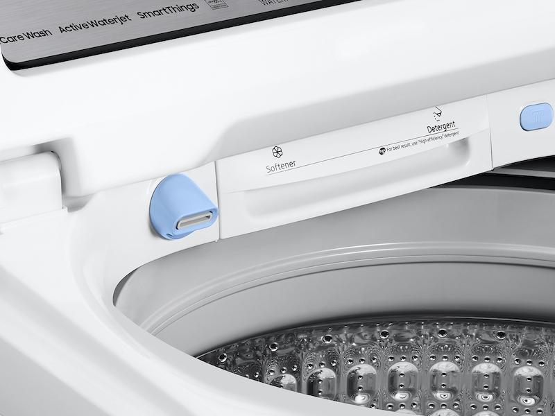 Samsung WA54CG7150AWA4 5.4 cu. ft. Smart Top Load Washer with Pet Care Solution and Super Speed Wash in White - Image 9