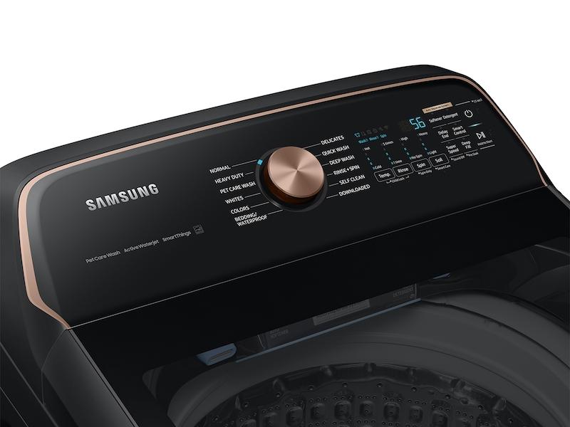 Samsung WA54CG7550AV 5.4 cu. ft. Extra-Large Capacity Smart Top Load Washer with Pet Care Solution and Auto Dispense System in Brushed Black - Image 11