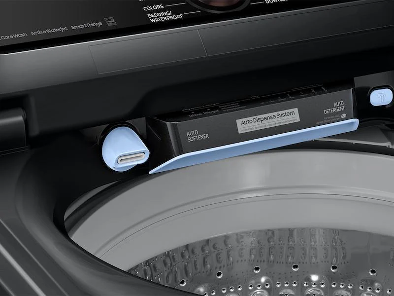 Samsung WA54CG7550AV 5.4 cu. ft. Extra-Large Capacity Smart Top Load Washer with Pet Care Solution and Auto Dispense System in Brushed Black - Image 9