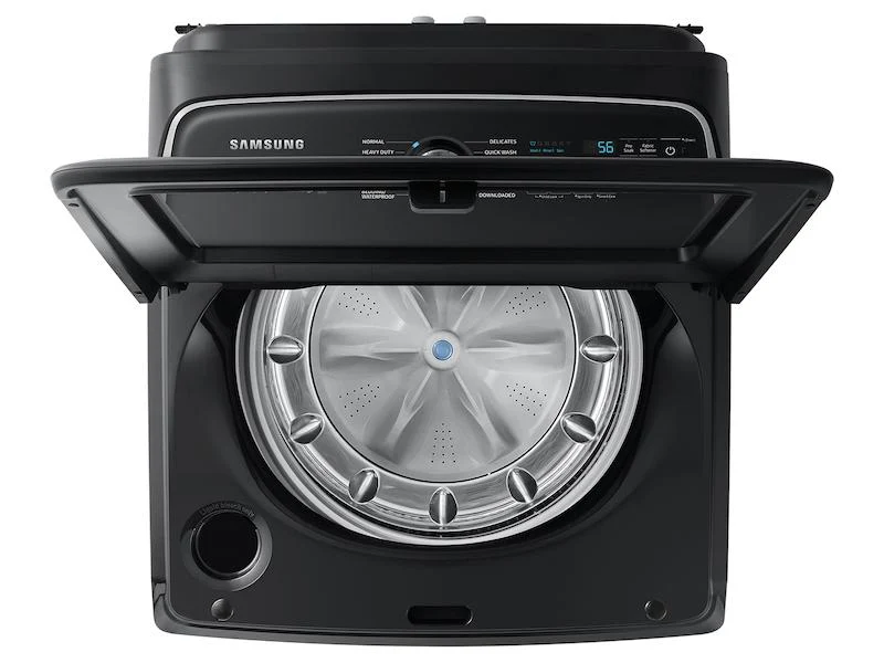 Samsung WA55CG7100AVUS 5.5 cu. ft. Extra-Large Capacity Smart Top Load Washer with Super Speed Wash in Brushed Black - Image 6