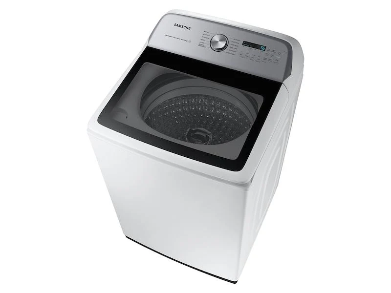 Samsung WA55CG7100AWUS 5.5 cu. ft. Extra-Large Capacity Smart Top Load Washer with Super Speed Wash in White - Image 6