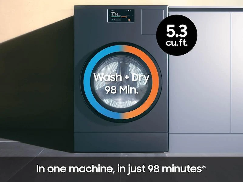 Samsung WD53DBA900HZ Bespoke AI Laundry Combo - Image 4