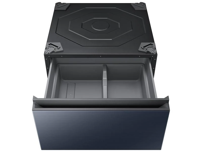Samsung WE502ND Bespoke 27" Laundry Pedestal with Storage Drawer in Brushed Navy - Image 2