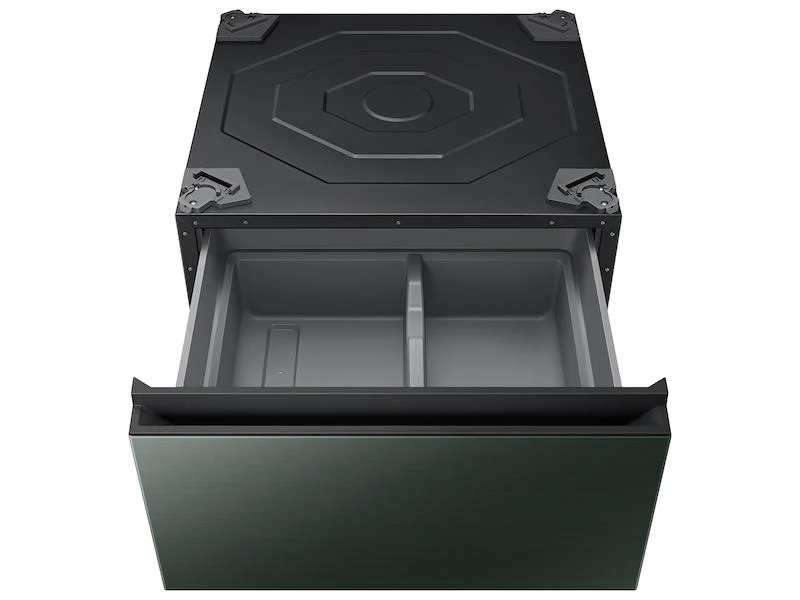 Samsung WE502NG Bespoke 27" Laundry Pedestal with Storage Drawer in Forest Green - Image 2