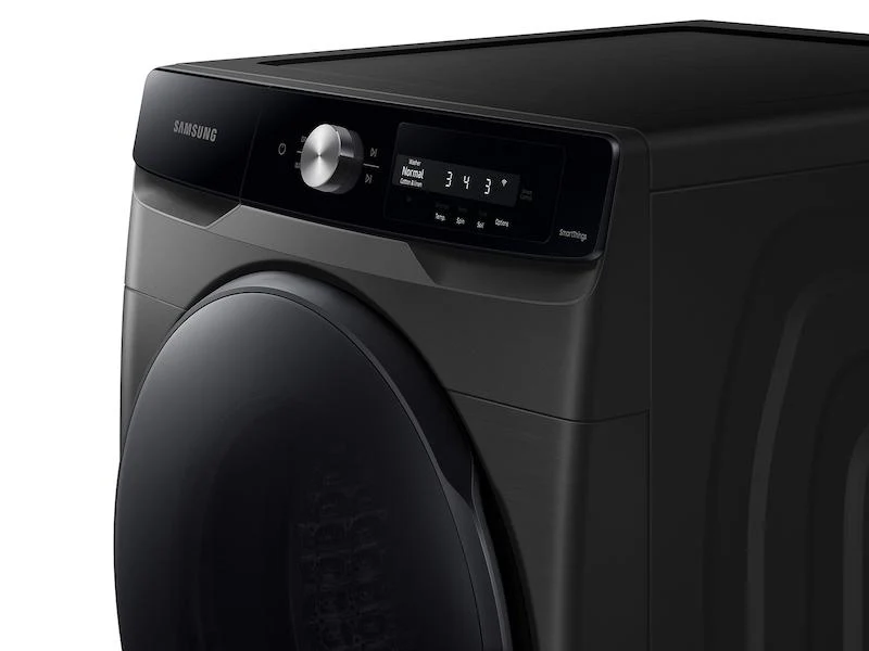 4.5 cu. ft. Large Capacity Smart Dial Front Load Washer with Super Speed Wash in Brushed Black - Image 10