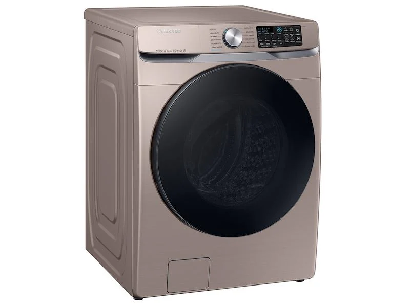 Samsung 4.5 cu. ft. Large Capacity Smart Front Load Washer with Super Speed Wash - Champagne - Image 4