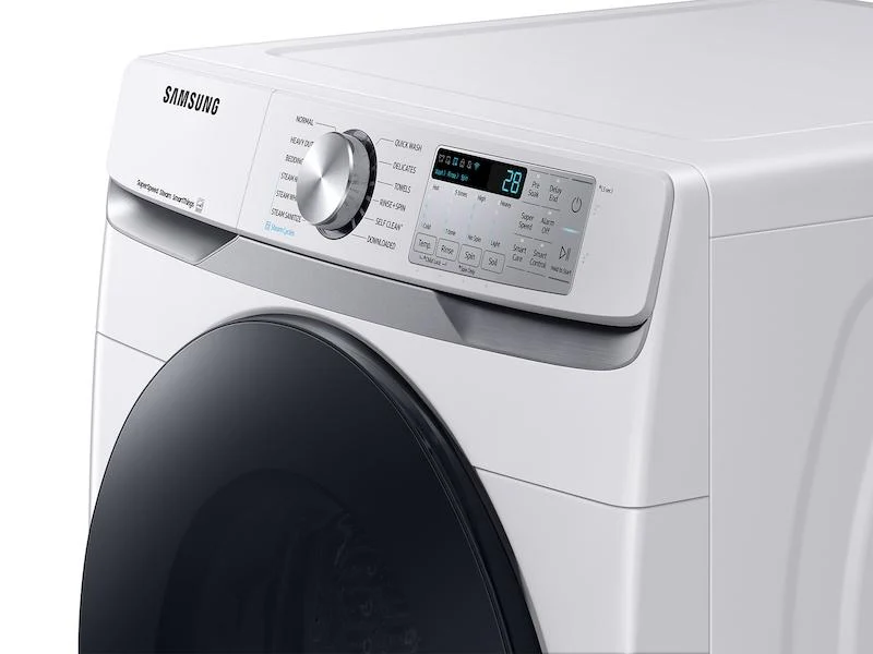 Samsung WF45B6300AW 4.5 cu. ft. Large Capacity Smart Front Load Washer with Super Speed Wash in White - Image 10