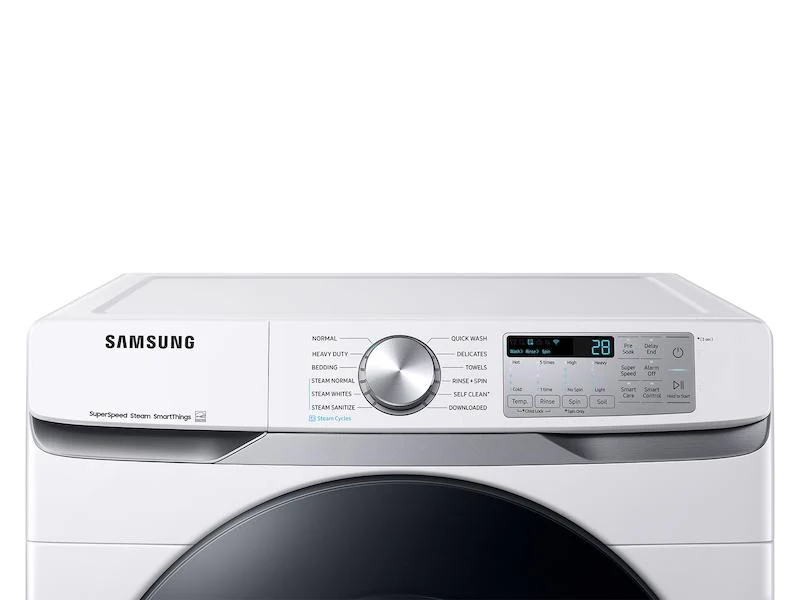 Samsung WF45B6300AW 4.5 cu. ft. Large Capacity Smart Front Load Washer with Super Speed Wash in White - Image 3