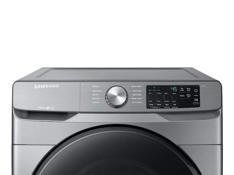 Samsung 4.5 cu. ft. Front Load Washer with Steam in Platinum - Image 3